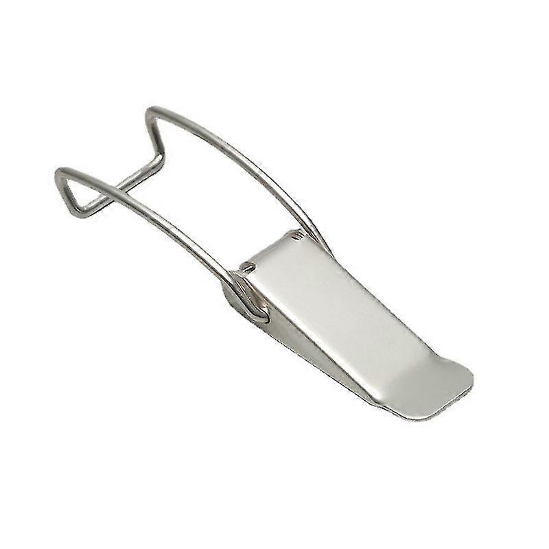 2pcs 304 Stainless Steel Toggle Latch, Spring Loaded Catch Clamp Clips, Duck Billed Buckles