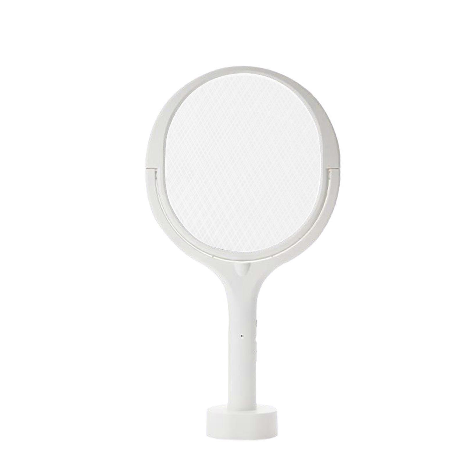Rotating Head Rechargeable Electric Fly Swatter Electric Fly Swatter Racket Bug Zapper Racket Mosquito Zapper Indoor Bug Zapper Indoor Fruit Fly Zappe