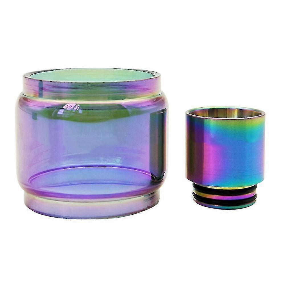 Tfv12 Prince Extended Replacement Glass Tube Atomizer Nozzle Rainbow Drip Tip