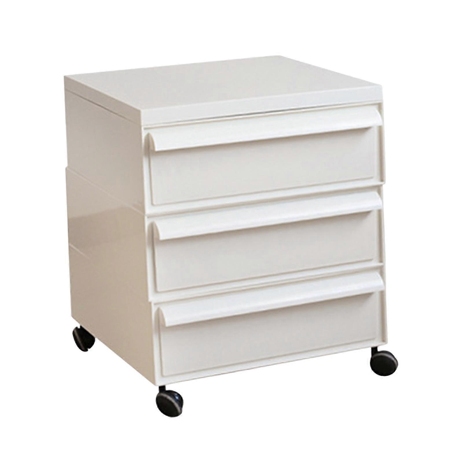 Drawer Storage Cart with Caster Wheels Organizer for Bedside Office Entryway Green