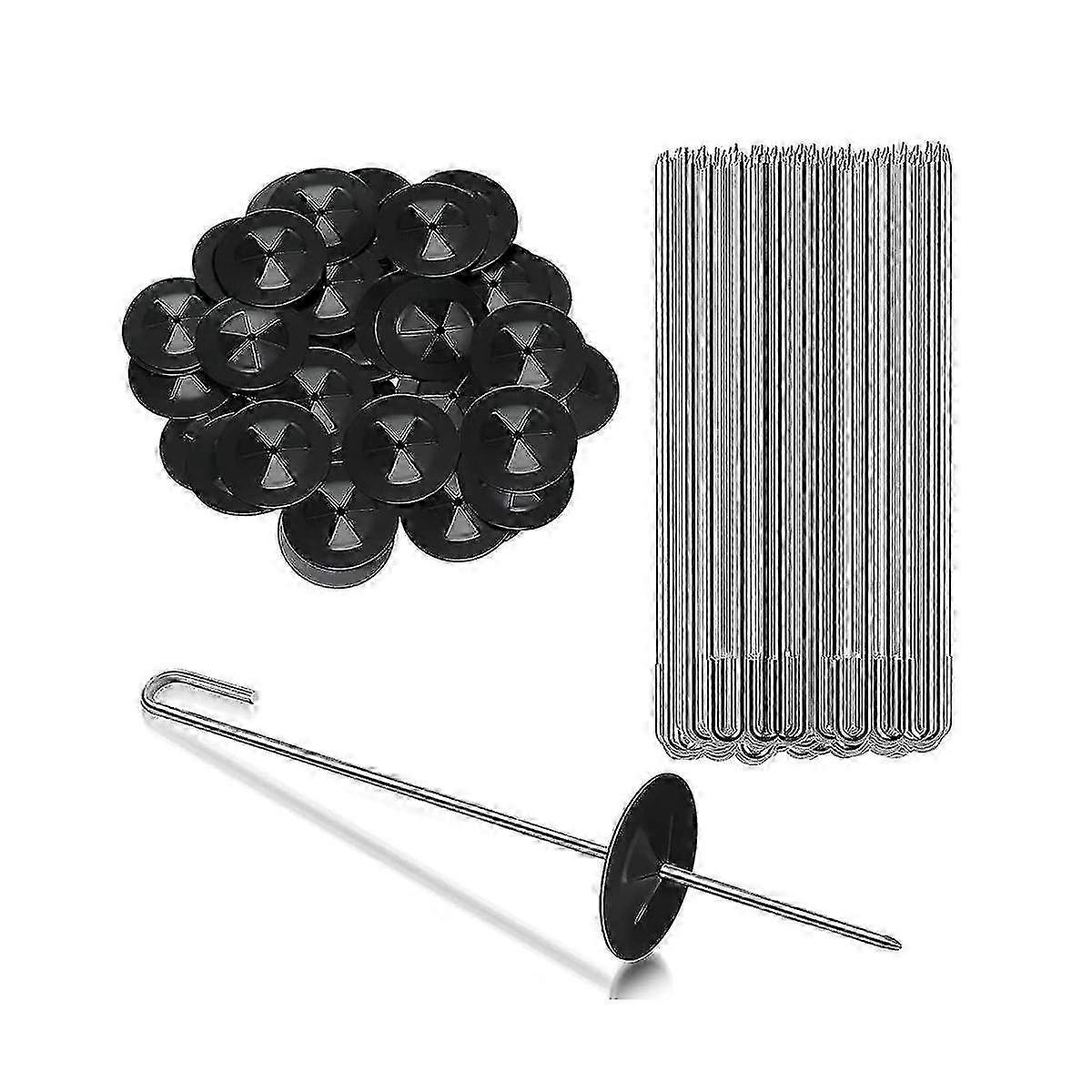 50 pakker Solcellepanel Guard Klips, Rustfritt stål Wire Fence Fester Animal Guard Roll Kit For So - JA