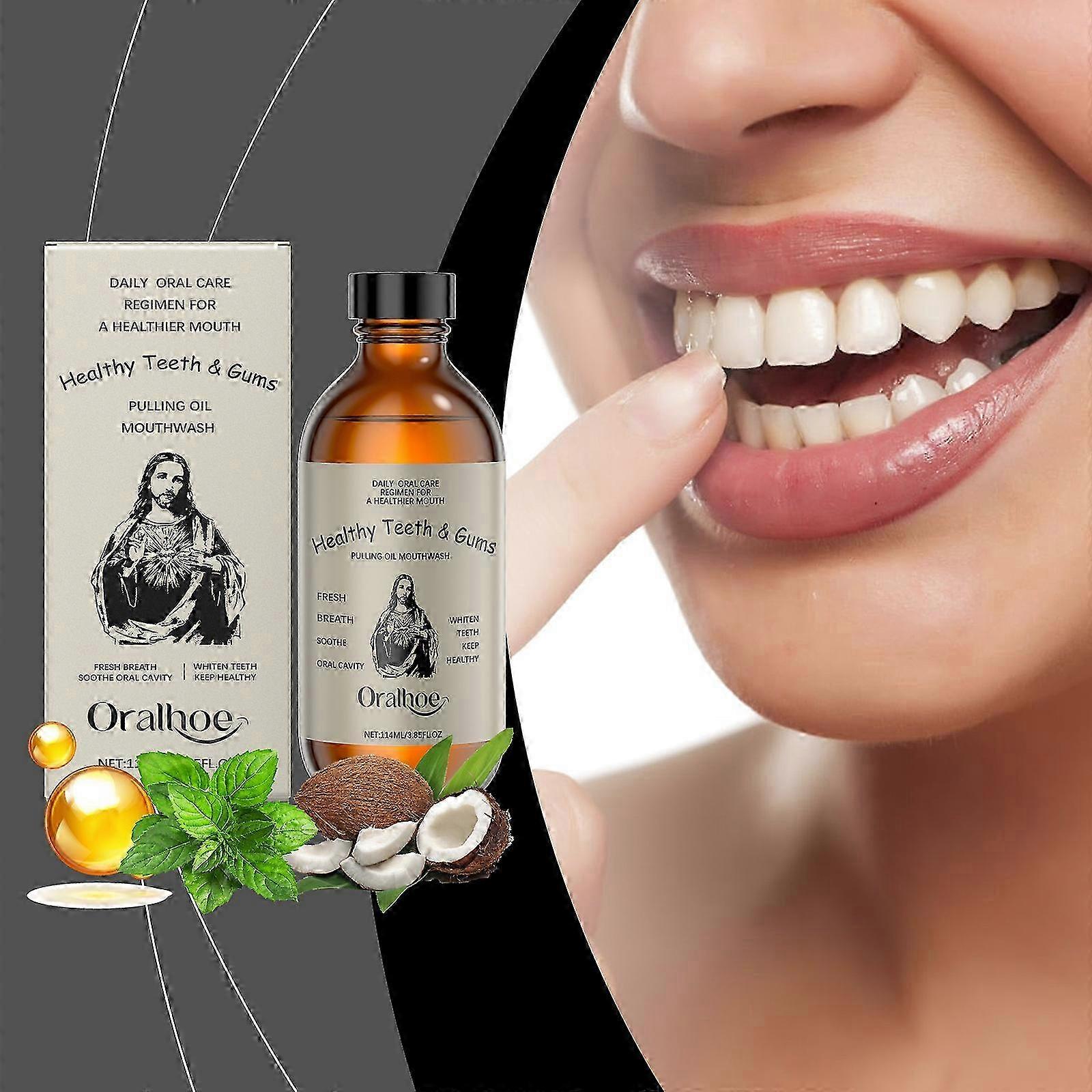 Cocofresha Pulling Oil,Pure Organic Coconut Oil Pulling Mint Flavor,Cocofresha Pulling Oil for Teeth and Gums,Fresh Breath Coconut Peppermint Pulling