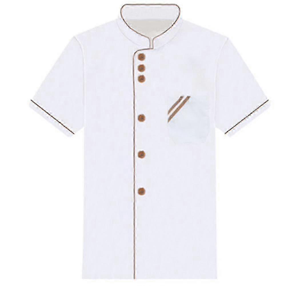 Unisex Chef Jacket Short Long Sleeve for Kitchen Service