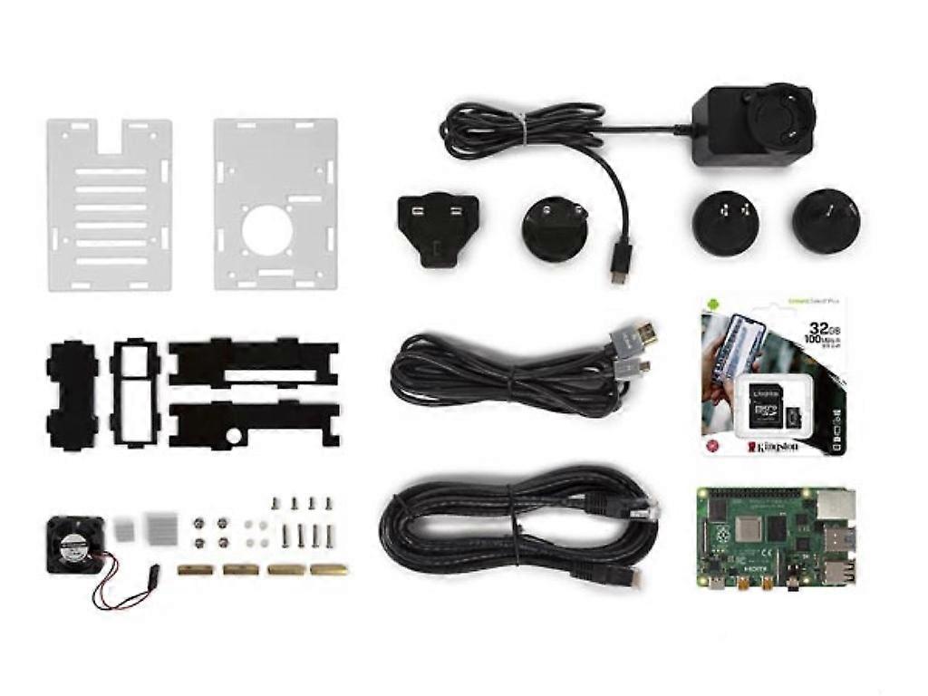 Raspberry Pi® 4 4Gbスターターキット(冷却ケース付き)