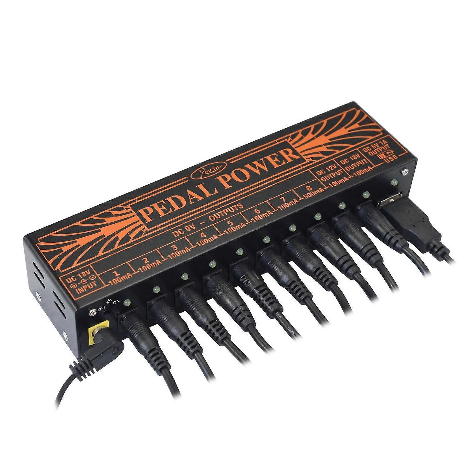 Gitarre Effekt Pedal Board Netzteil Isoliert DC Multiplexed Ausgänge 9/12/18RF