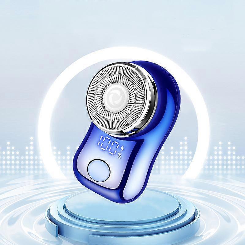 Mini Electric Shaver with Digital Display Pocket Size Electric Razor IP67 Waterproof Type-c Quick Charge Bag Razor Beard Trimmer Shaving Machine