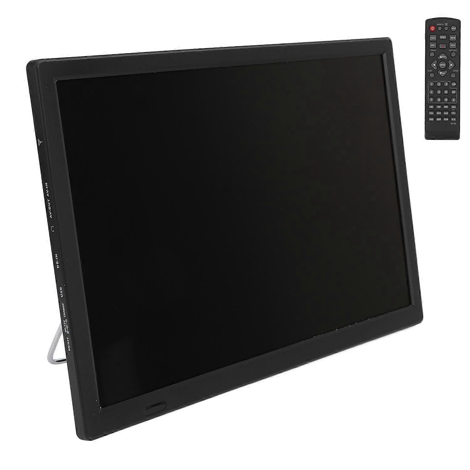16 Inch Digital Television Intelligent Portable Widescreen LCD Display for Outdoor EU Plug 110‑220V