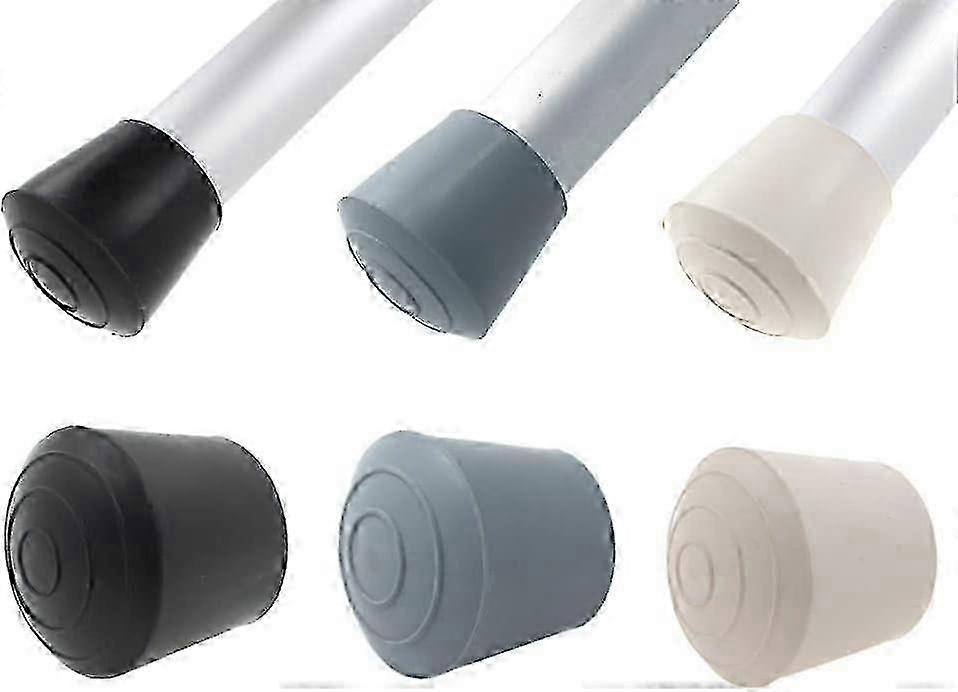 16x Rubber Furniture Feet Ferrule Caps Stoppers - Many Sizes & Colours Available - Ideal for Tables & Chairs