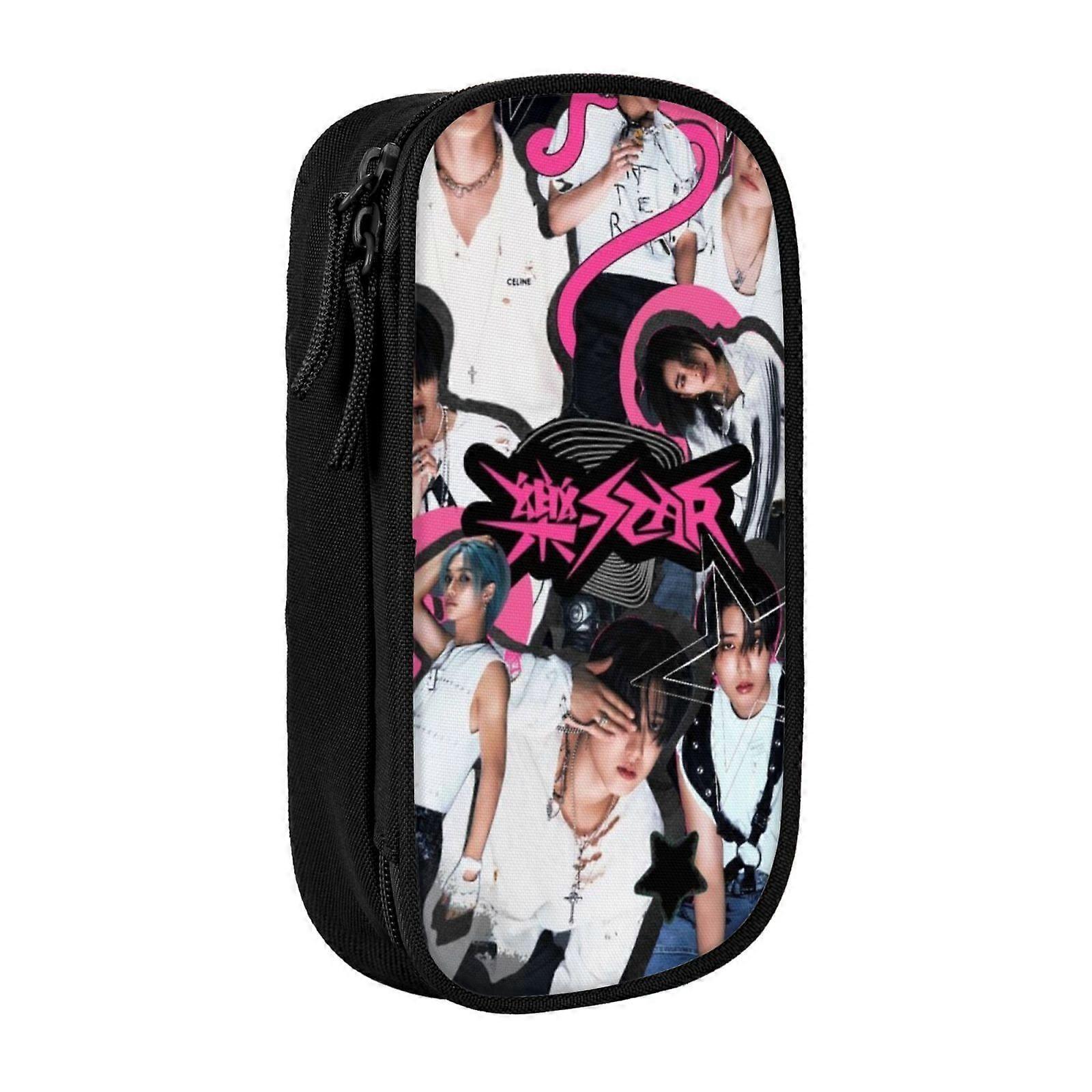 a264 حقيبة قلم رصاص للأطفال الضالة سعة كبيرة مقاومة للماء ومتينة حقيبة قلم رصاص مقلمة سحاب منظم BoxxBD1471