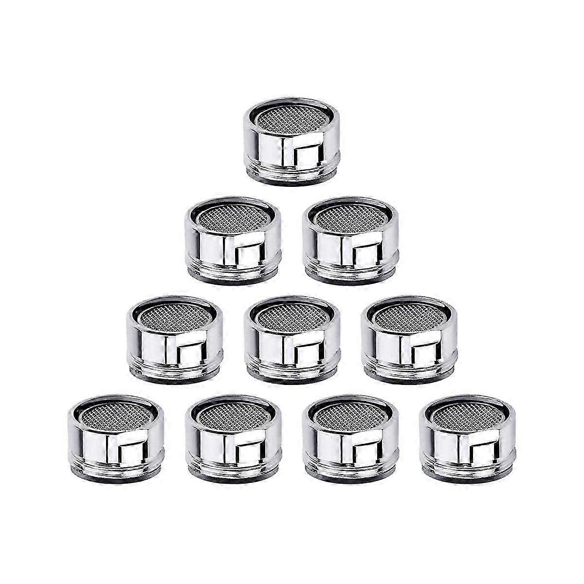 10Pcs Faucet Aerator Replacement Parts with Brass Shell for Kitchen