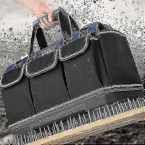 19-inch Tool Bag Waterproof Tool Bag With Adjustable Shoulder Strap And Molded Base