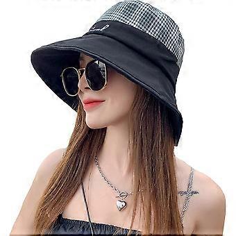 Women Fisherman Hat Bucket UV Protection Hat Packable Beach Cap Summer Sun Hat