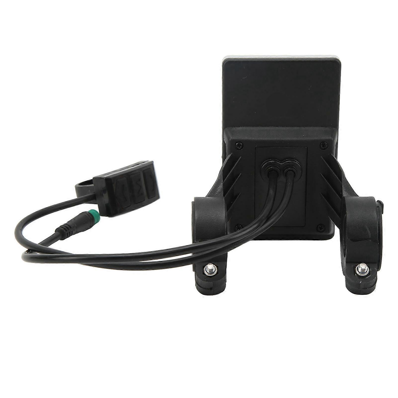 Electric Bike LCD Meter 5 Pin 24V 36V 48V 60V Universal E Scooter M5 LCD Panel Screen for 31.8 22.2mm Electric Bikes