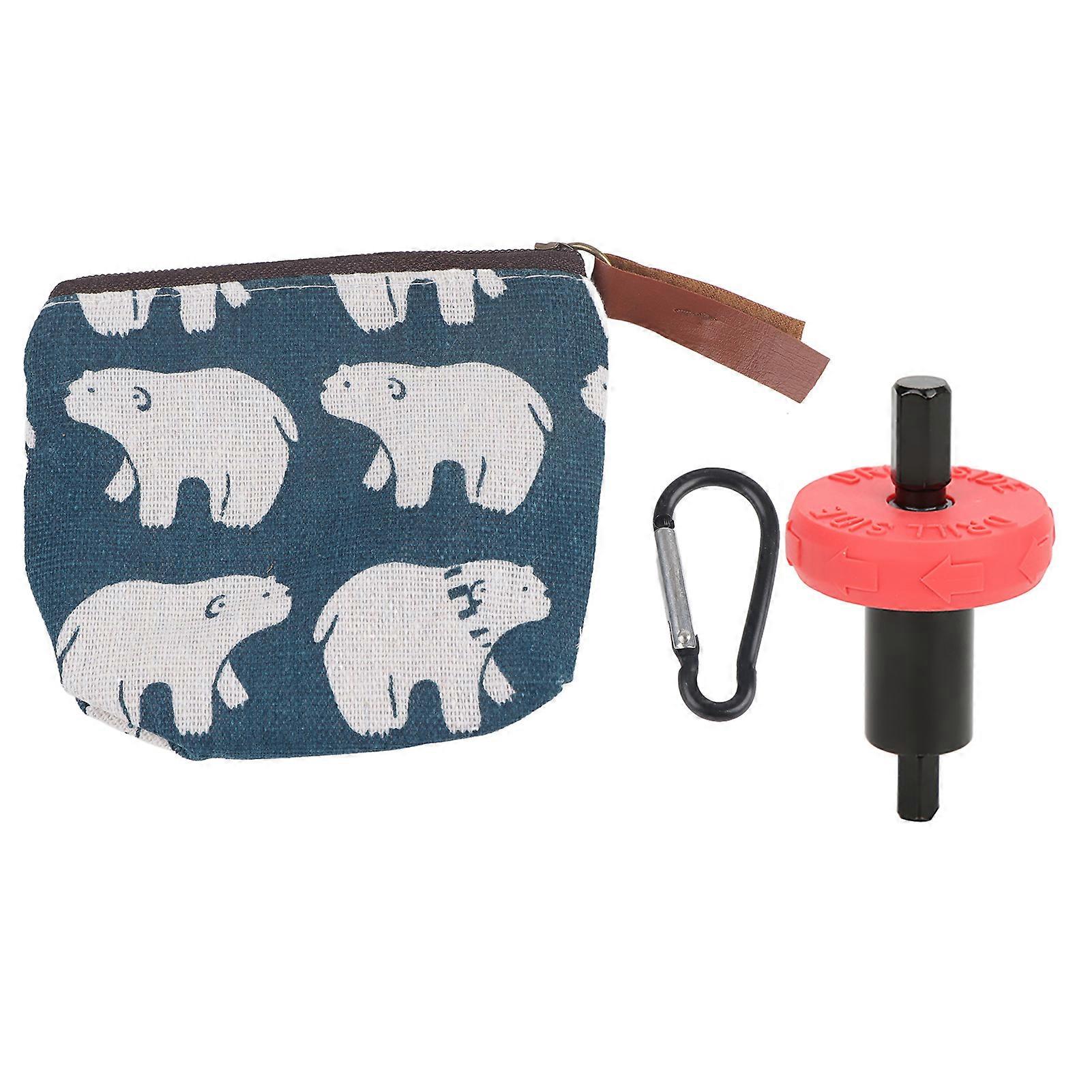 Electric Start Bit Red Black CRV Engine Starter Adapter Plastic Durable Replacement Parts with Storage Bag