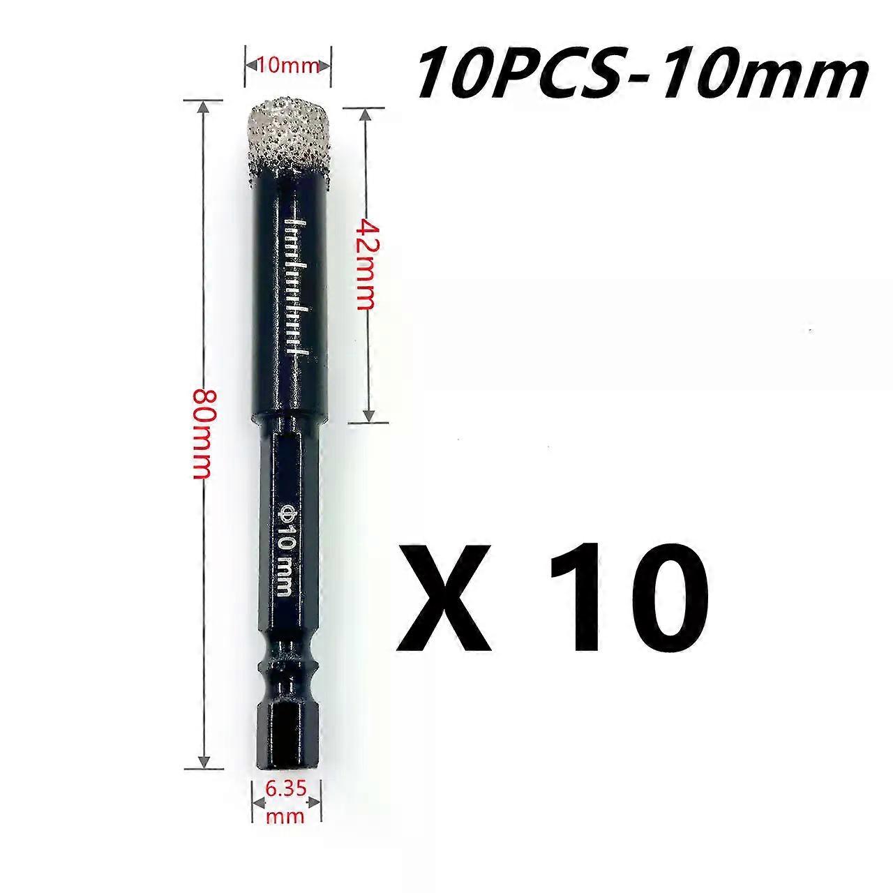5-16Mm Hexagonal Shank Brazed Dry Ceramic Tile Drill Bit Marble Granite Vitrified Tile Hole Opener Diamond Drill Bit Hole Saw