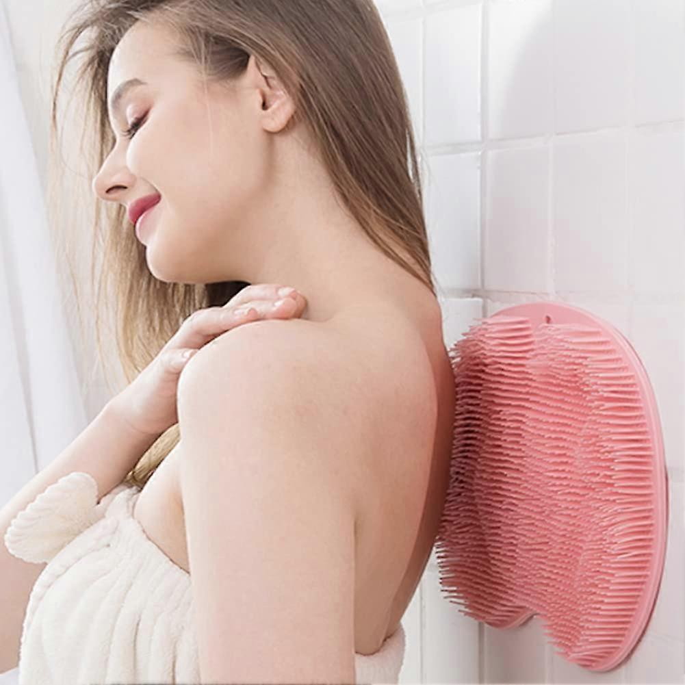 Back Exfoliating Bath Wash Pad For Shower Reusable Back Scrub Pad Soft Exfoliating Surface Shower Accessory