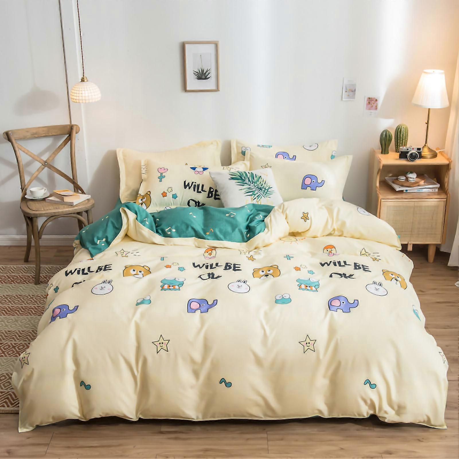 3D Printed Polyester Microfiber Bedding Set