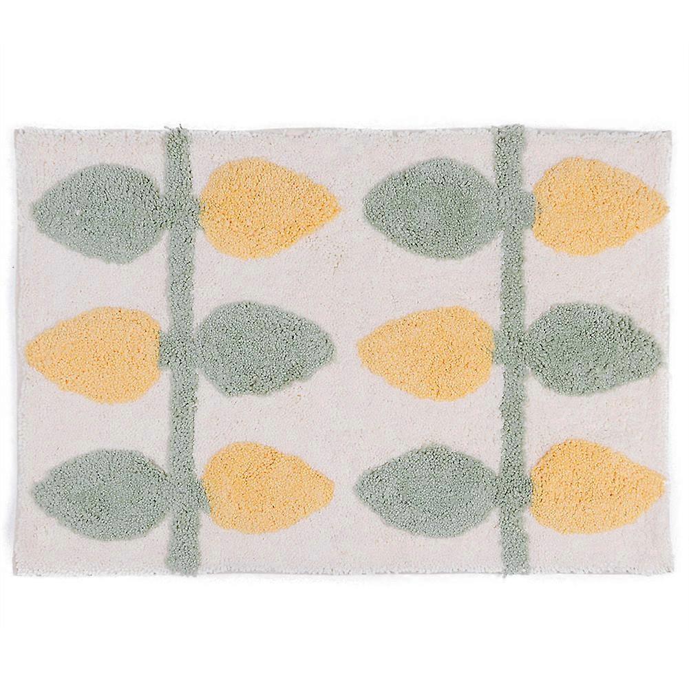 Flocking Floor Mat Non Slip Water Absorption Carpet For Home Bathroom Kitchen Microfiber