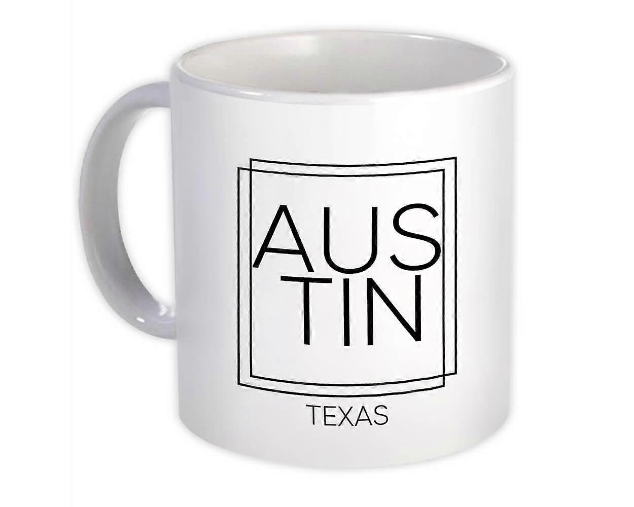 Gift Mug: AUSTIN  Texas Square