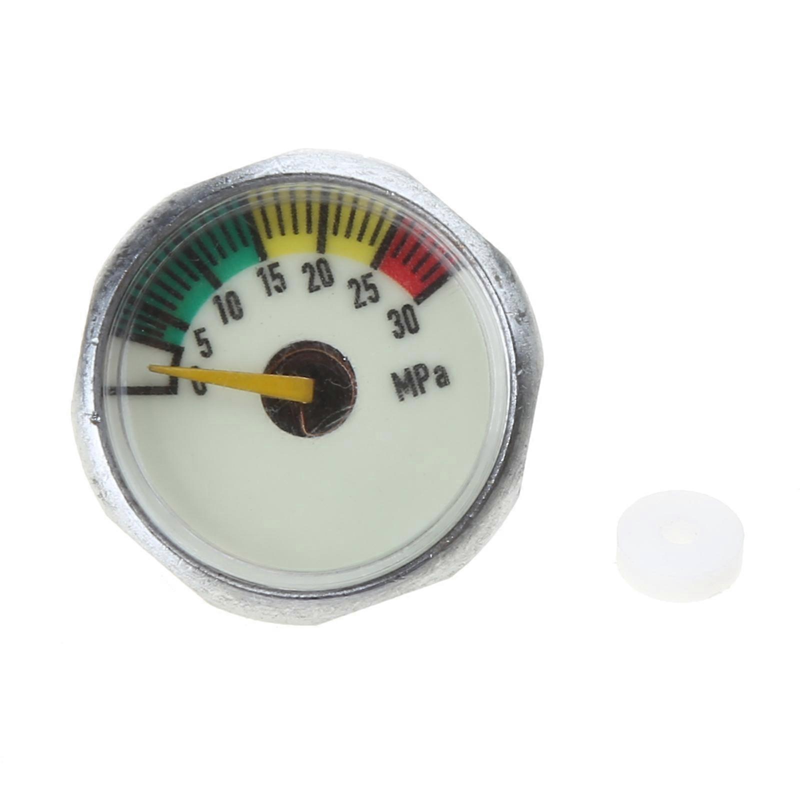 M10Thread Mini Propane Tanks Gauge Level Indicator 25mm Diameter Portable Leak Detector Gas Pressure Meter with Backlit