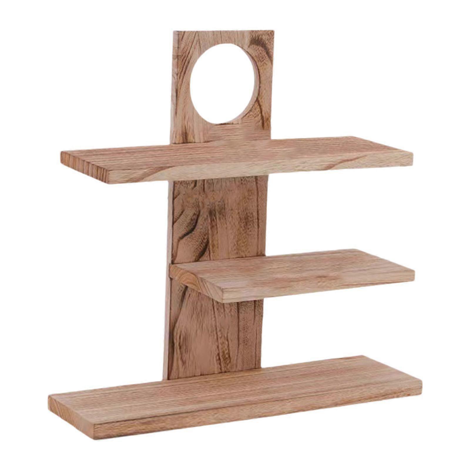 Coffee Mug Display Rack Cup Shelf,Multipurpose,Multi Layer,Wooden Shelf