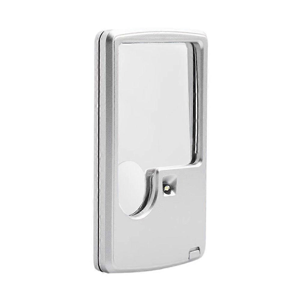 Portable Credit Card Led Magnifier Loupe with Light Magnifying Glass