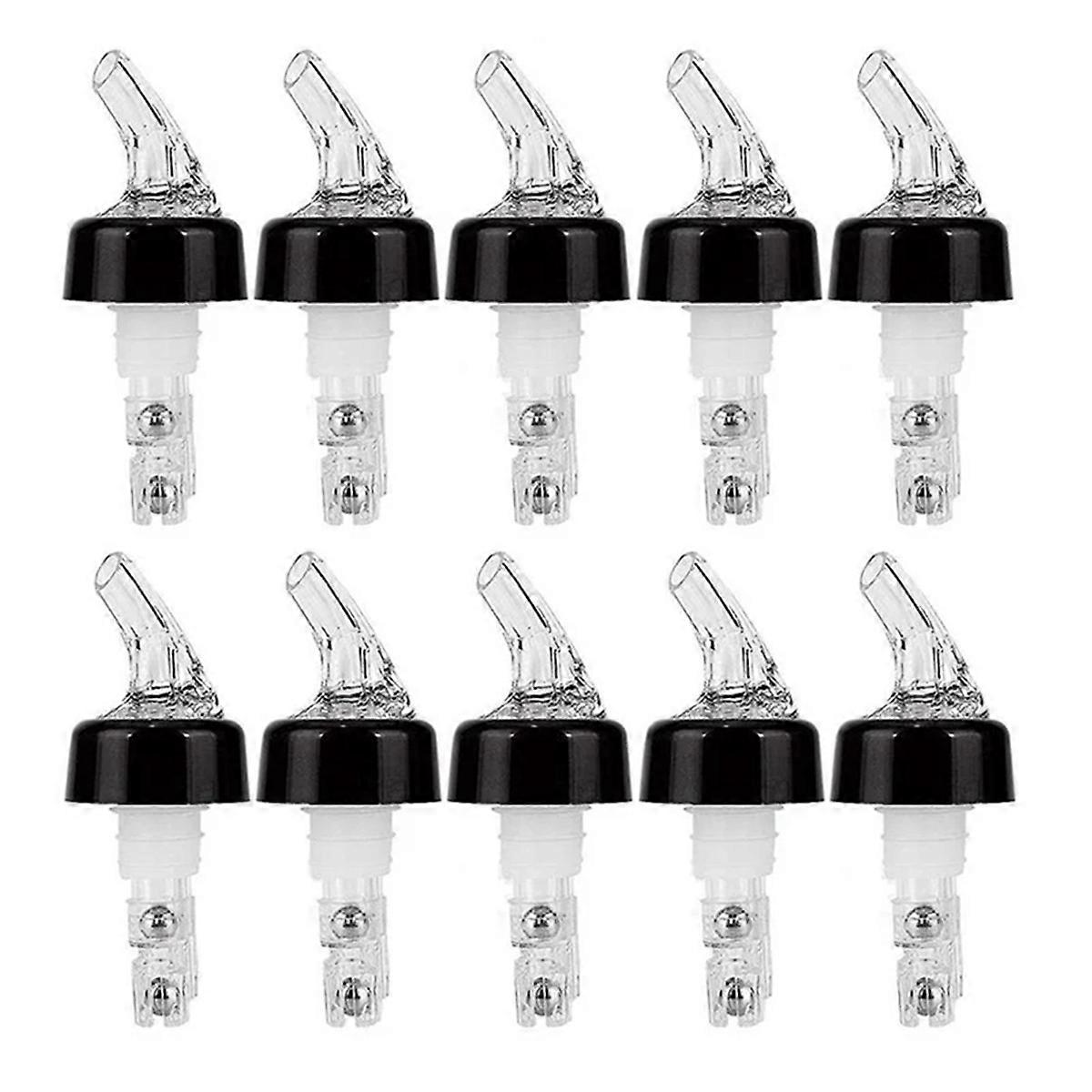 10PC 30ml Plastic Liquor Pourer Olive Oil Wine Bottle Pour Spout Plug
