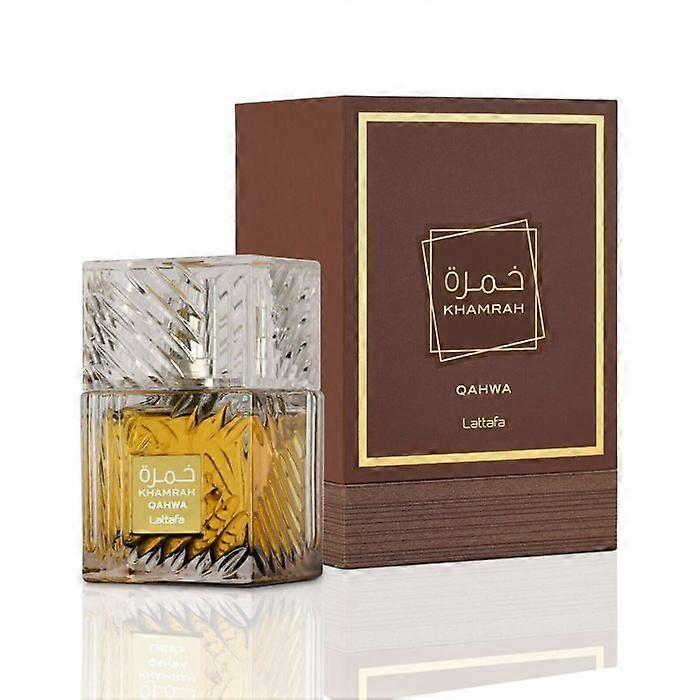 Eau De Parfum - Lattafa - Khamrah Qahwa - 100 ml - Unisex - Oosterse Amber Gourmand