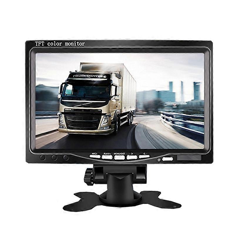 (New arrival) YB-700A-1 7 Inch 12/24V HD Car Monitor Display HDMI VGA AV Interface Home Computer Video Player Resolution: 1024 x 600