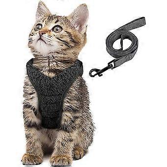 Cat harness, cat harness with leash escape-proof, harness for cats puppy harness