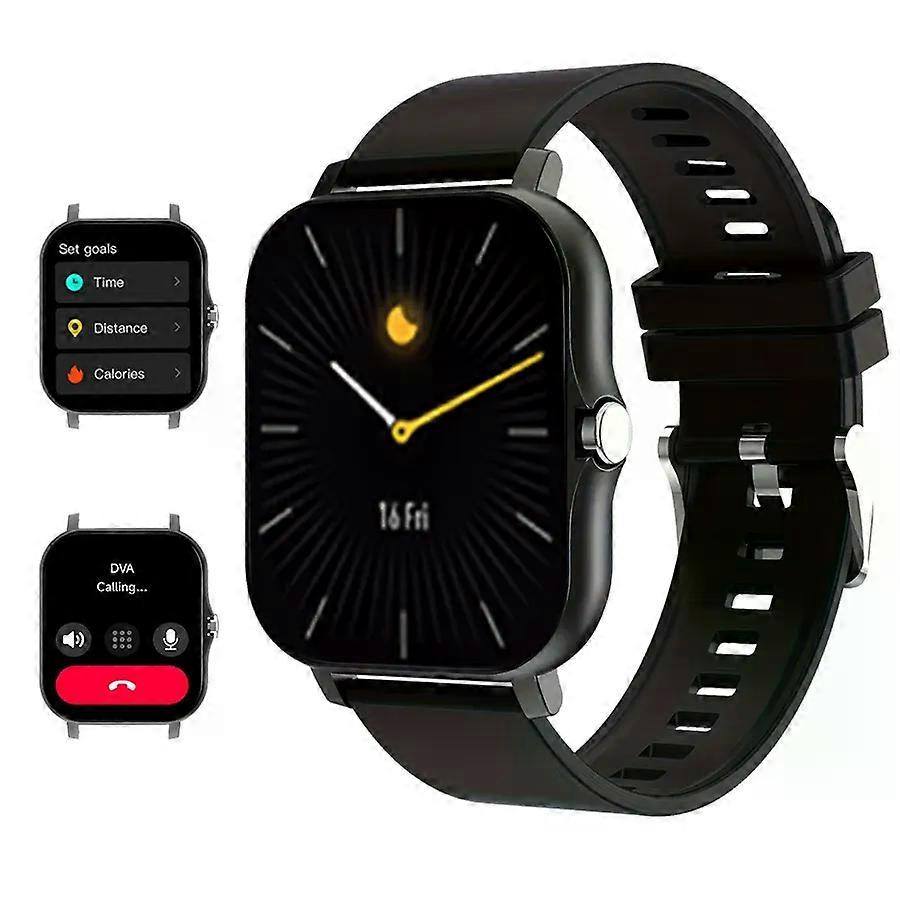 con Multi-Sport Mode Smartwatch, Sedentary Reminder, Weather Forecast, Message Notification, Compatible with Android & iPhones