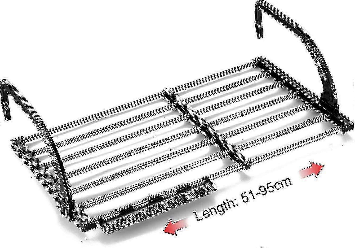 Asciugatrice a radiatore, Asciugatrice da balcone, Asciugatrice a parete, Stendibiancheria pieghevole, Acciaio inossidabile, Estensibile, Asciugatrice sospesa