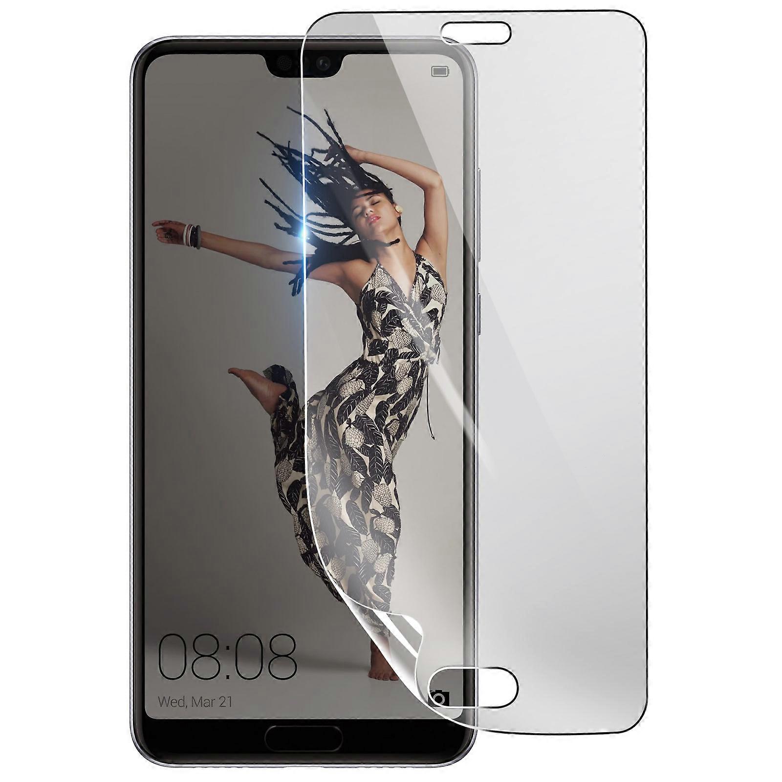 Shockproof Hydrogel Screen Protector for Huawei P20, Transparent