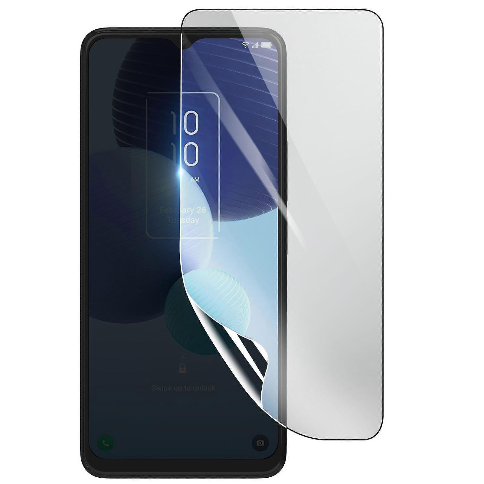 Shockproof Hydrogel Screen Protector for TCL 406, Sienna