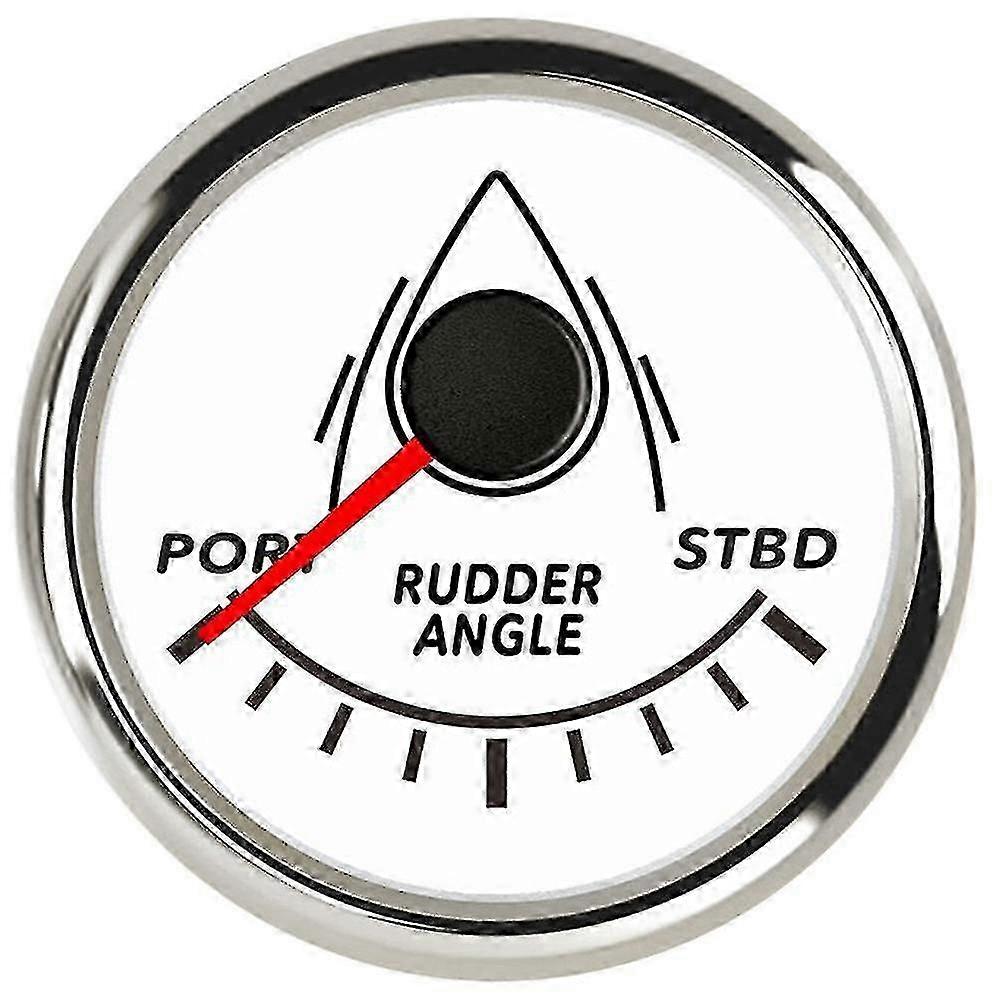52mm Marine Rudder Position Indicator Waterproof Red Backlight with 0-190 Ohm Rudder Mating Sensor 1