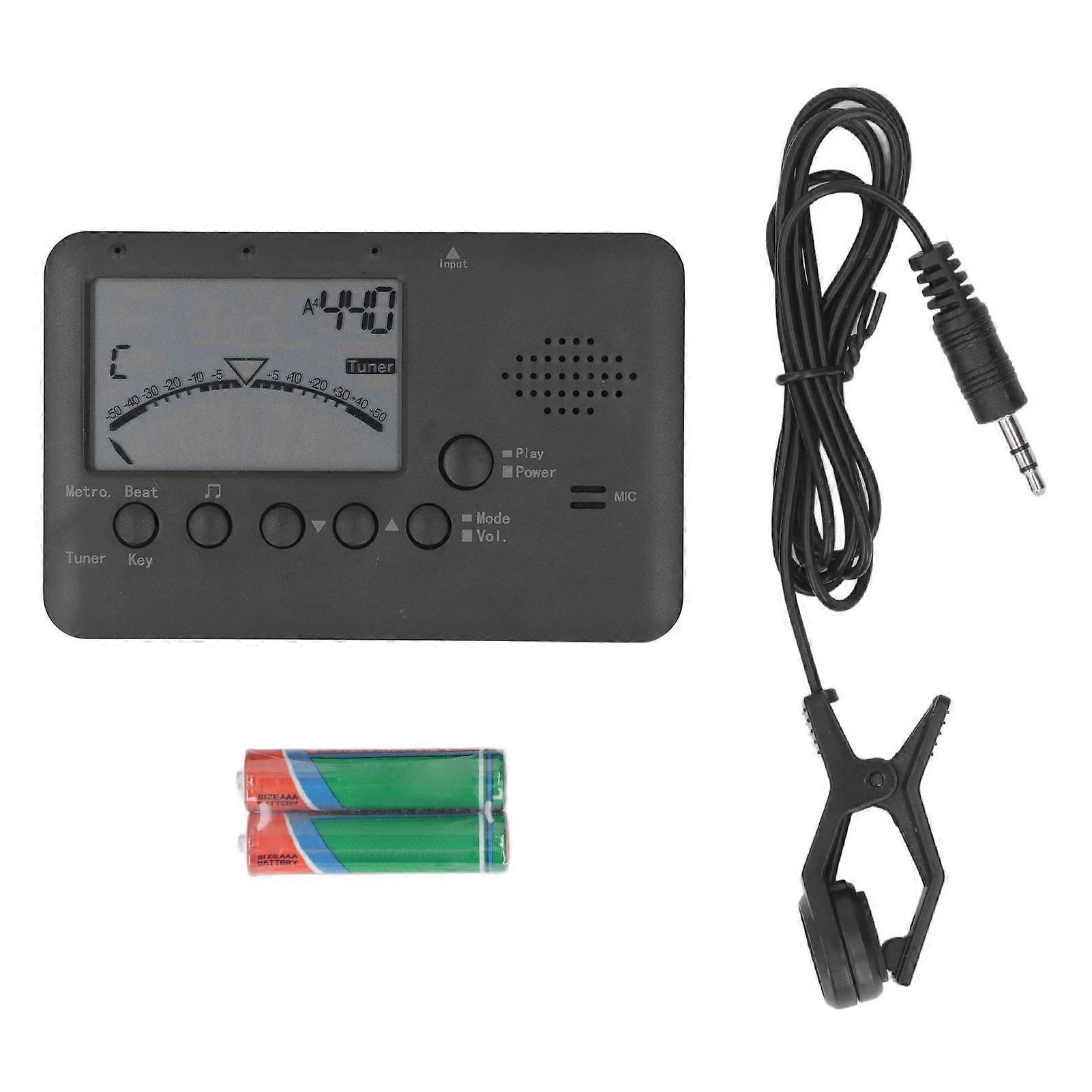 Wind Instrument Tuner, High Sensitivity Portable Universal Electronic Metronome for Saxophone, Flute, Trumpet