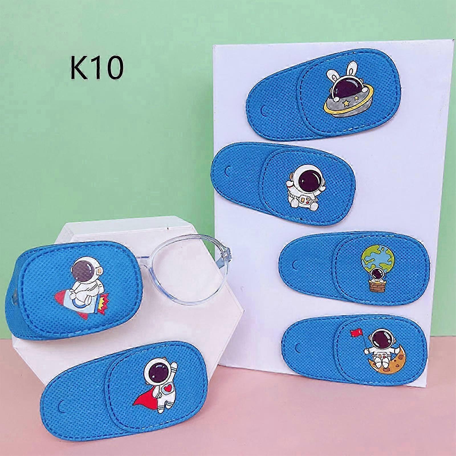 6 Pcs Eye Patch for Glasses, Glasses Blindfold, Single Blindfold Left & Right Eye Blindfold for Lazy Eye Amblyopia