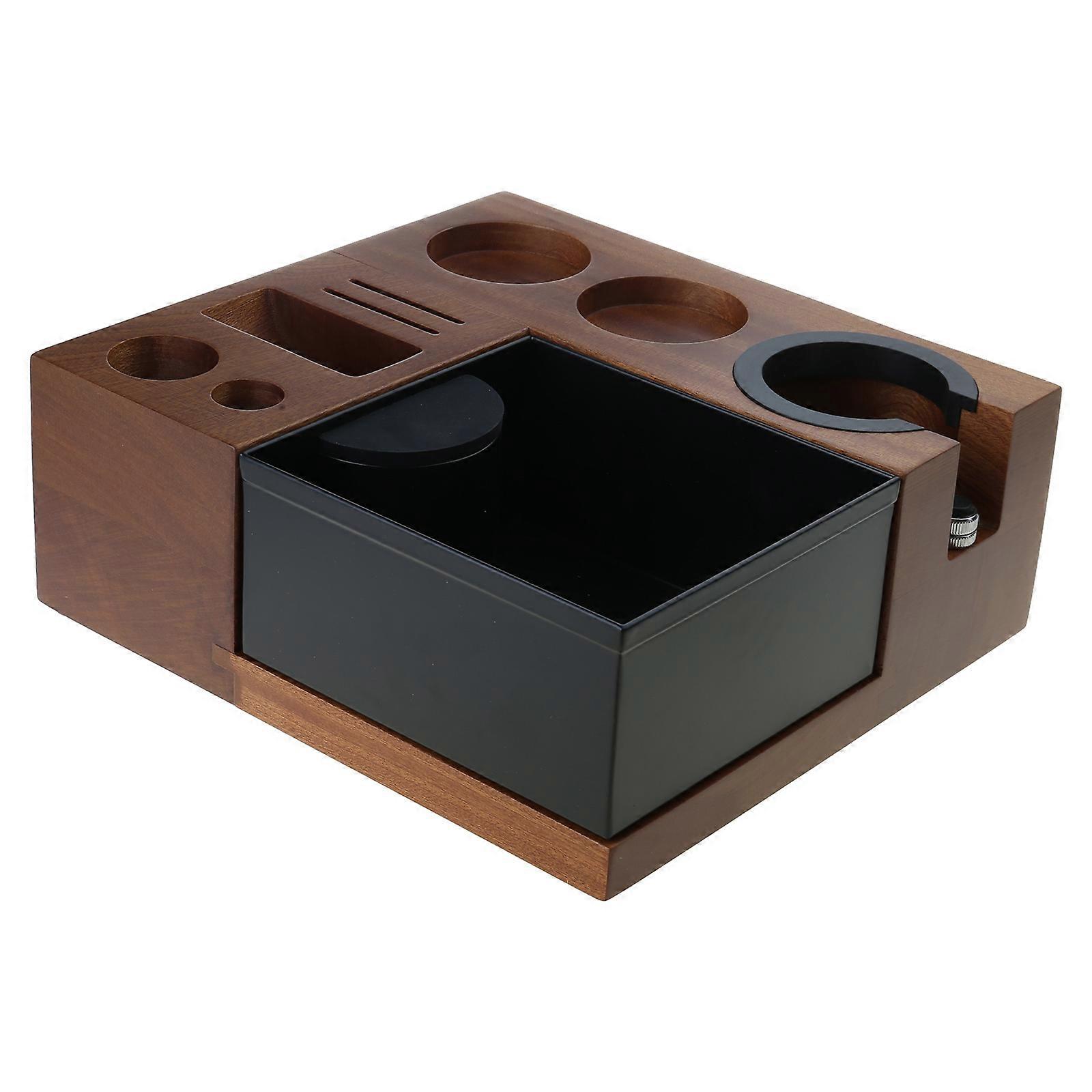 Practical Coffee Machine Organizer Coffee Tamper Station Multifuntional Tamping Station Coffee Base Coffee Brewing Tool