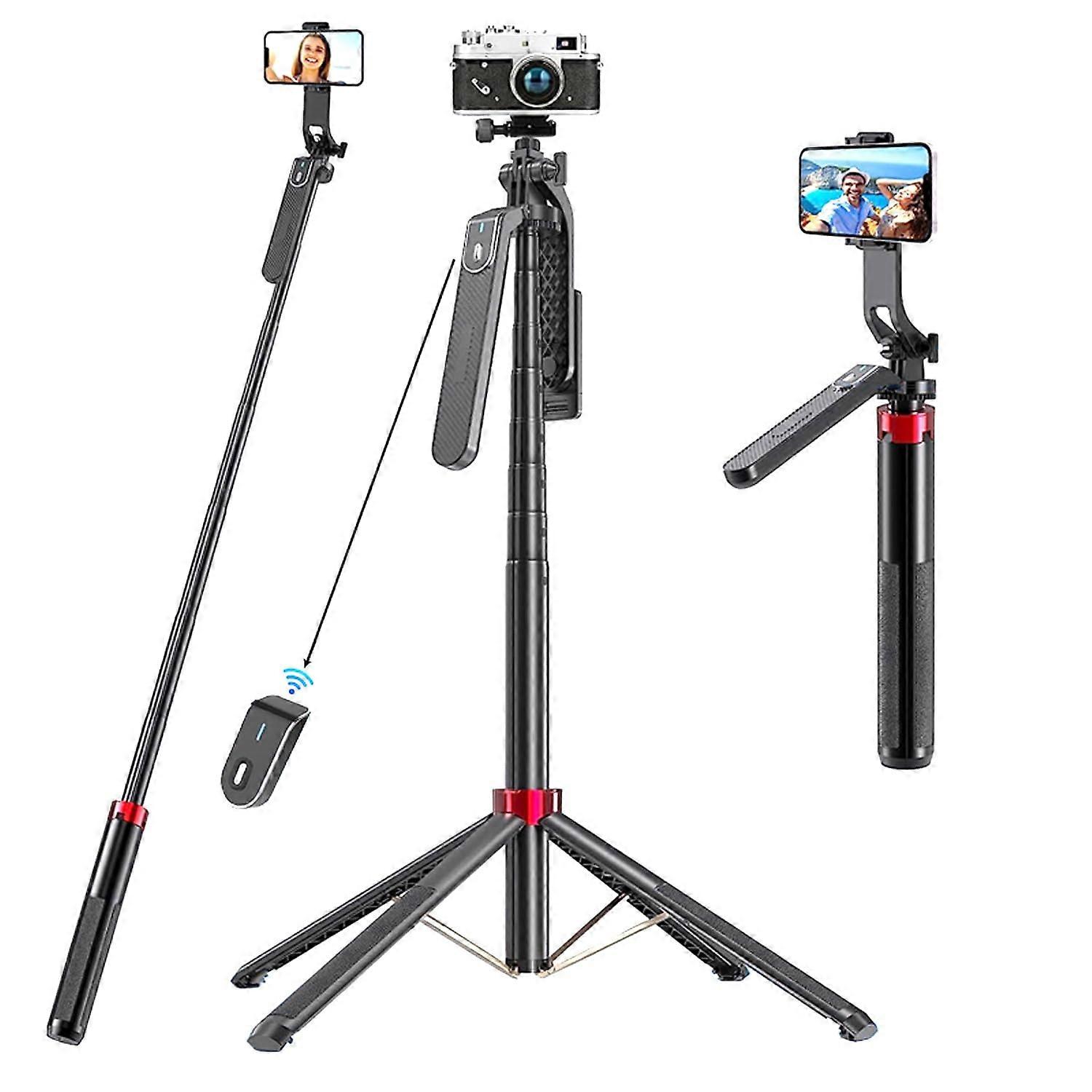 Selfie Stick Tripod for Video Recording Extendable to 72 Inches