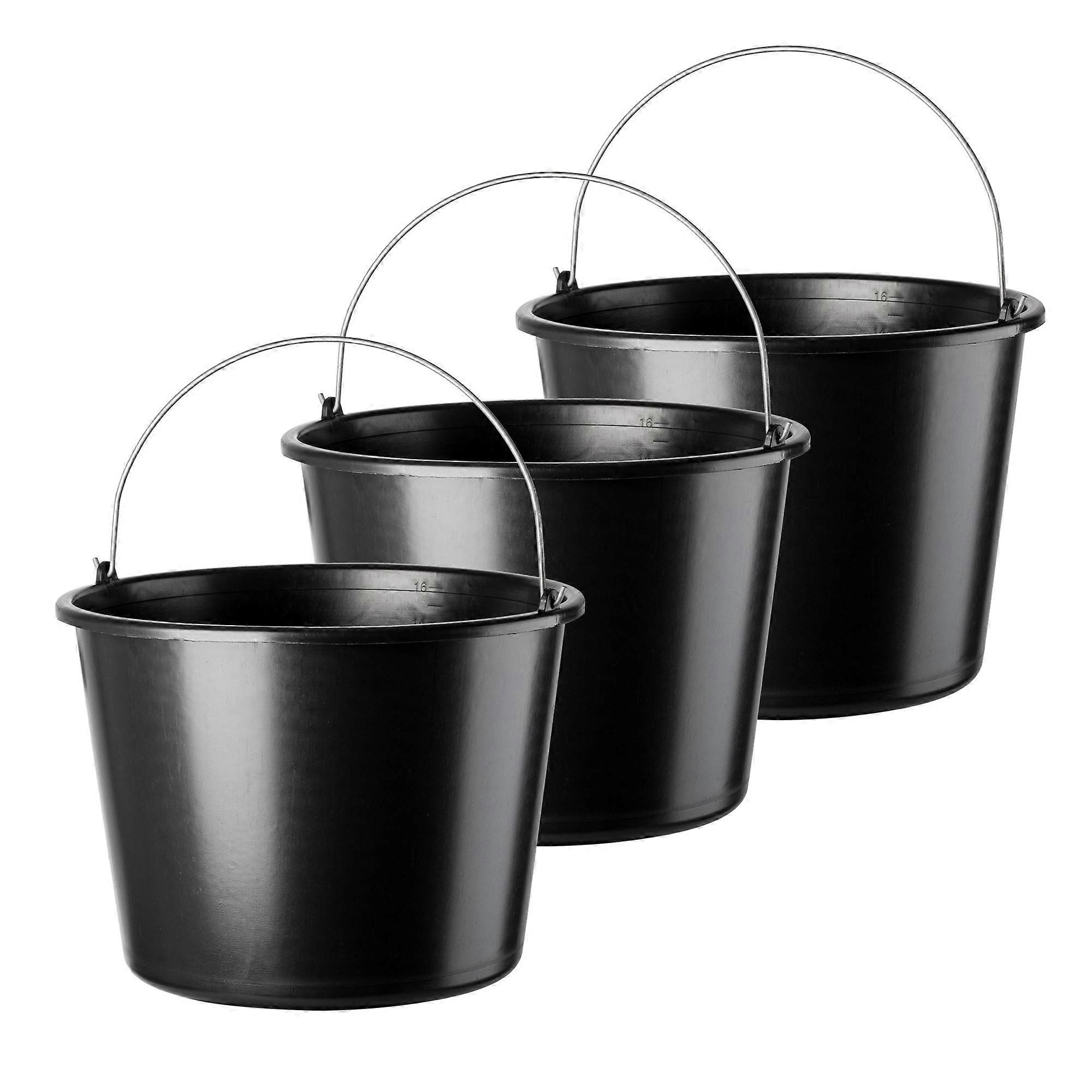 Balde de plástico doméstico KADAX 16L 3pcs