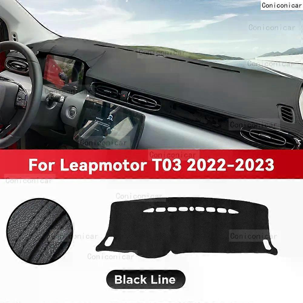Tappetino Copricruscotto Tappetino Protettivo Per LEAPMOTOR T03 2022 2023 Accessori Auto Cruscotto Tendina Parasole Tappetino Anti-UV Tappeto