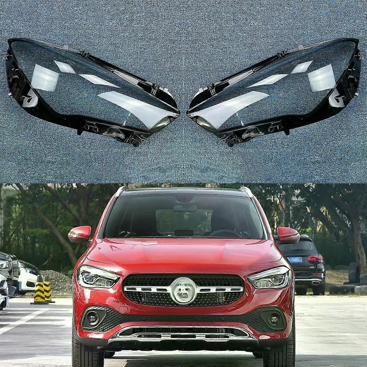 High qualityFor Benz GLA X157 2020 2021 2022 Front Headlight Cover Lens Transparent Headlamp Shell Replace Original Lampshade Plexiglass