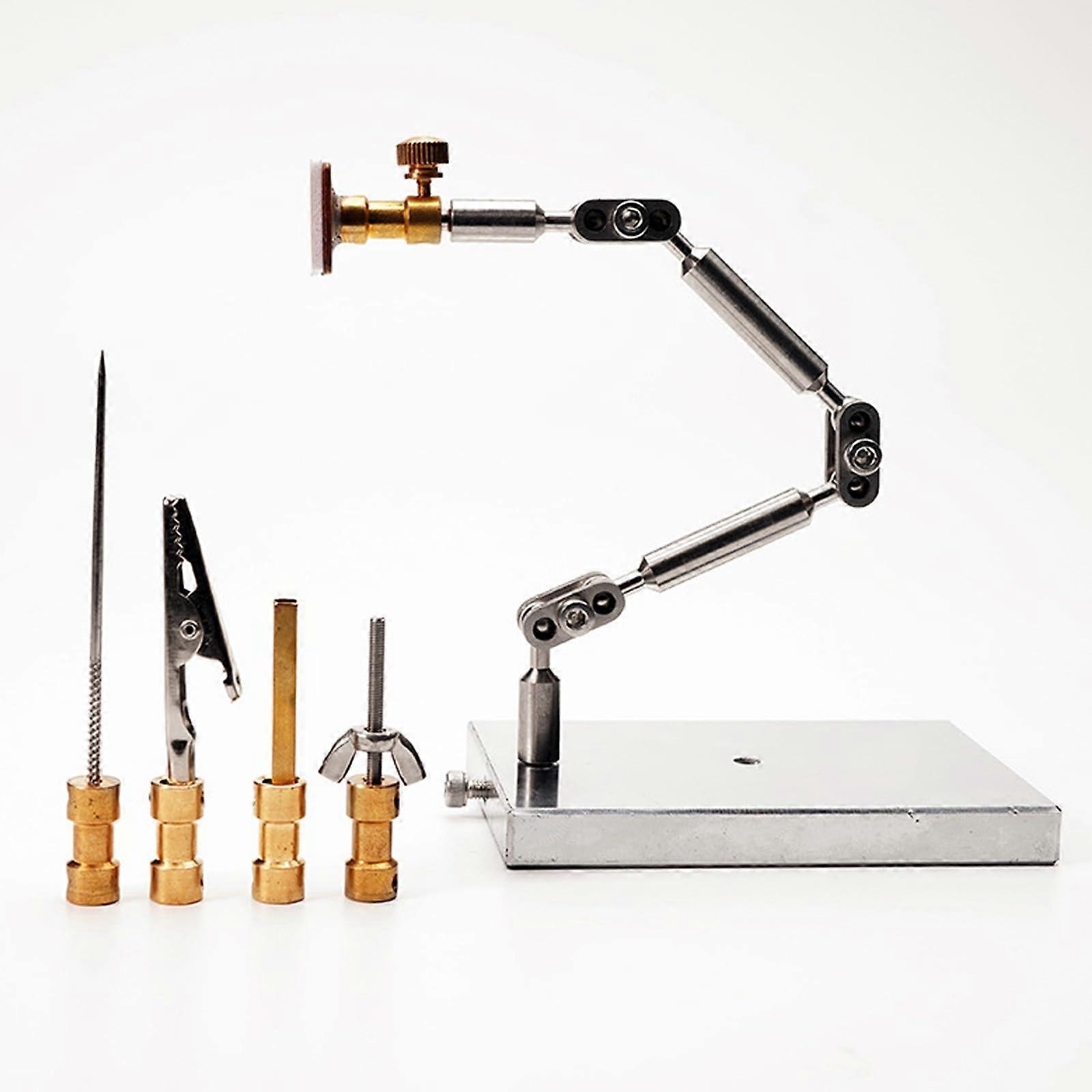 Light Stainless Steel Armature Rigging System for Stop Motion Animation,Adjustable Drill Arm, Multiple Connectors(Size:B)