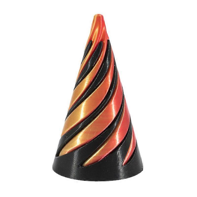 3D Printed Spiral Cone Toy Fidget Toy Impossible Pyramid Passthrough ...