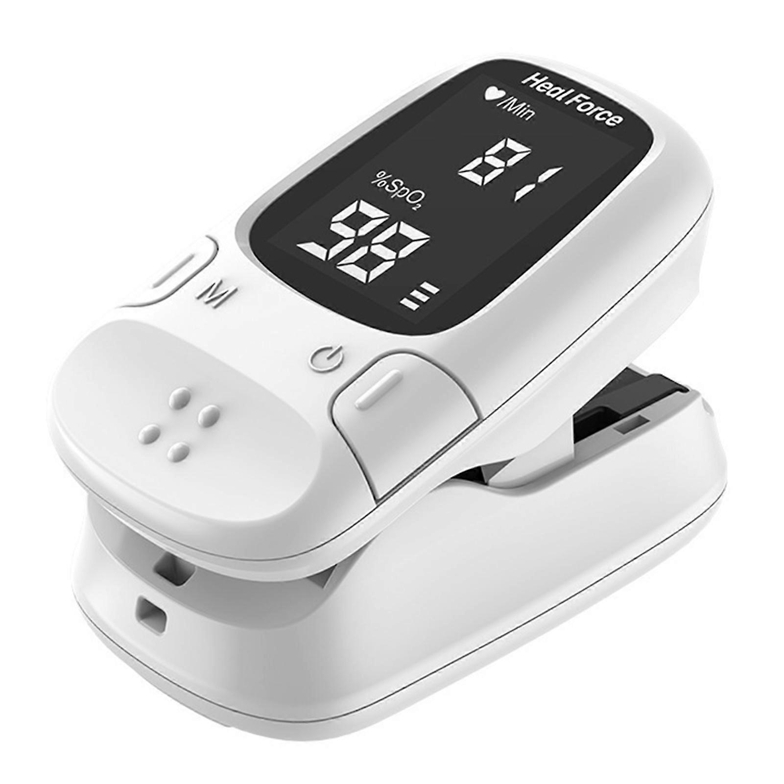 hushåll fingerklämma oximeter, LED-display blodsyremättnadsmätare, för utomhusresor