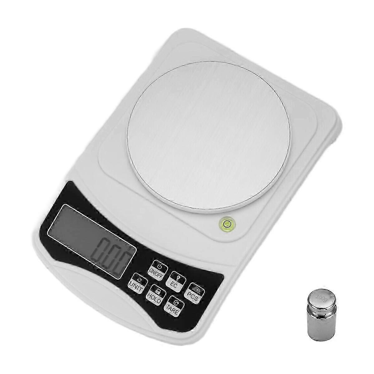 Digital Lab Scale, Gram-Scale 1000G 0.01GAccuracy, Multi-Function High Precision Electronic Scale wi