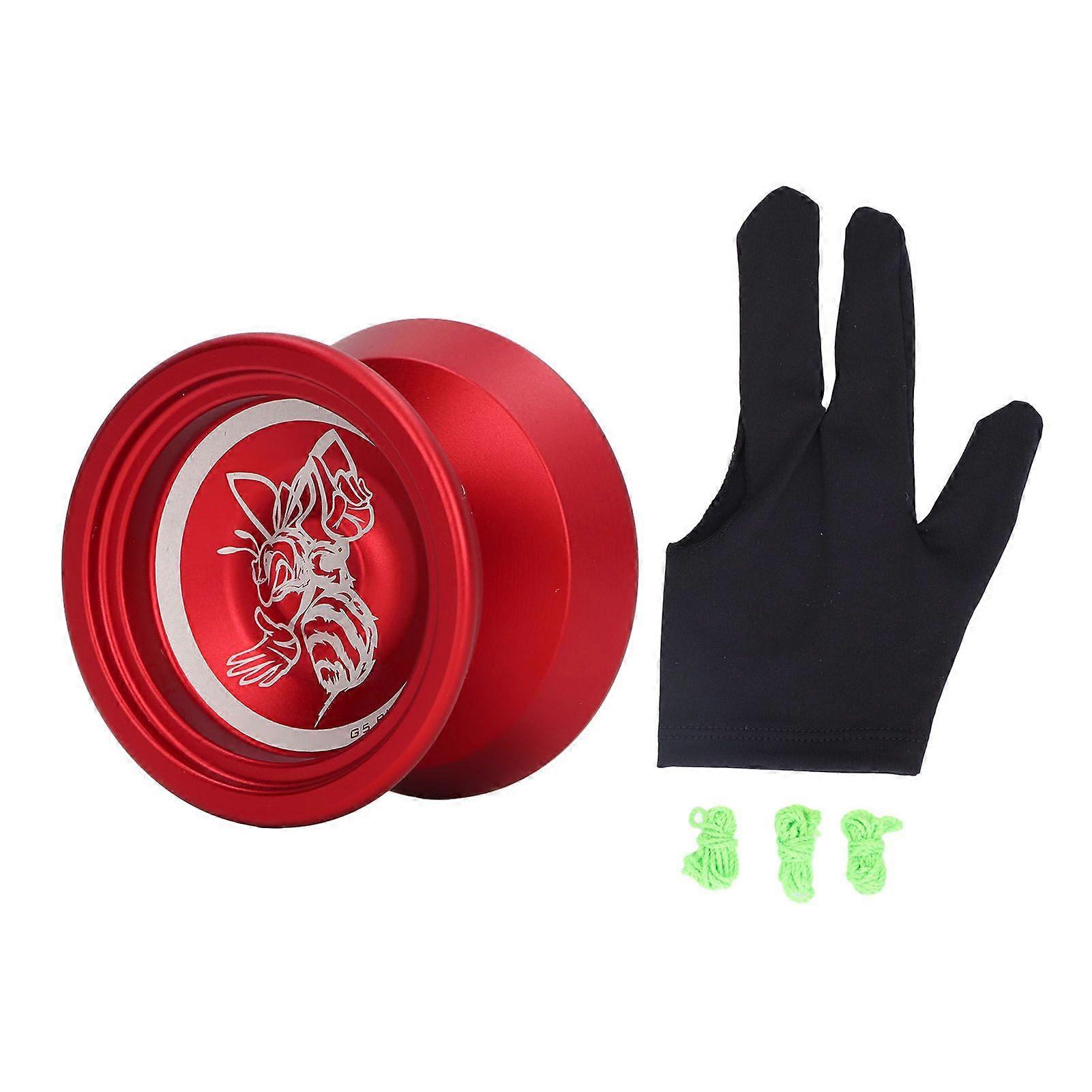Unresponsive YoYo Aluminum Alloy Professional Toy with Strings for Kids
