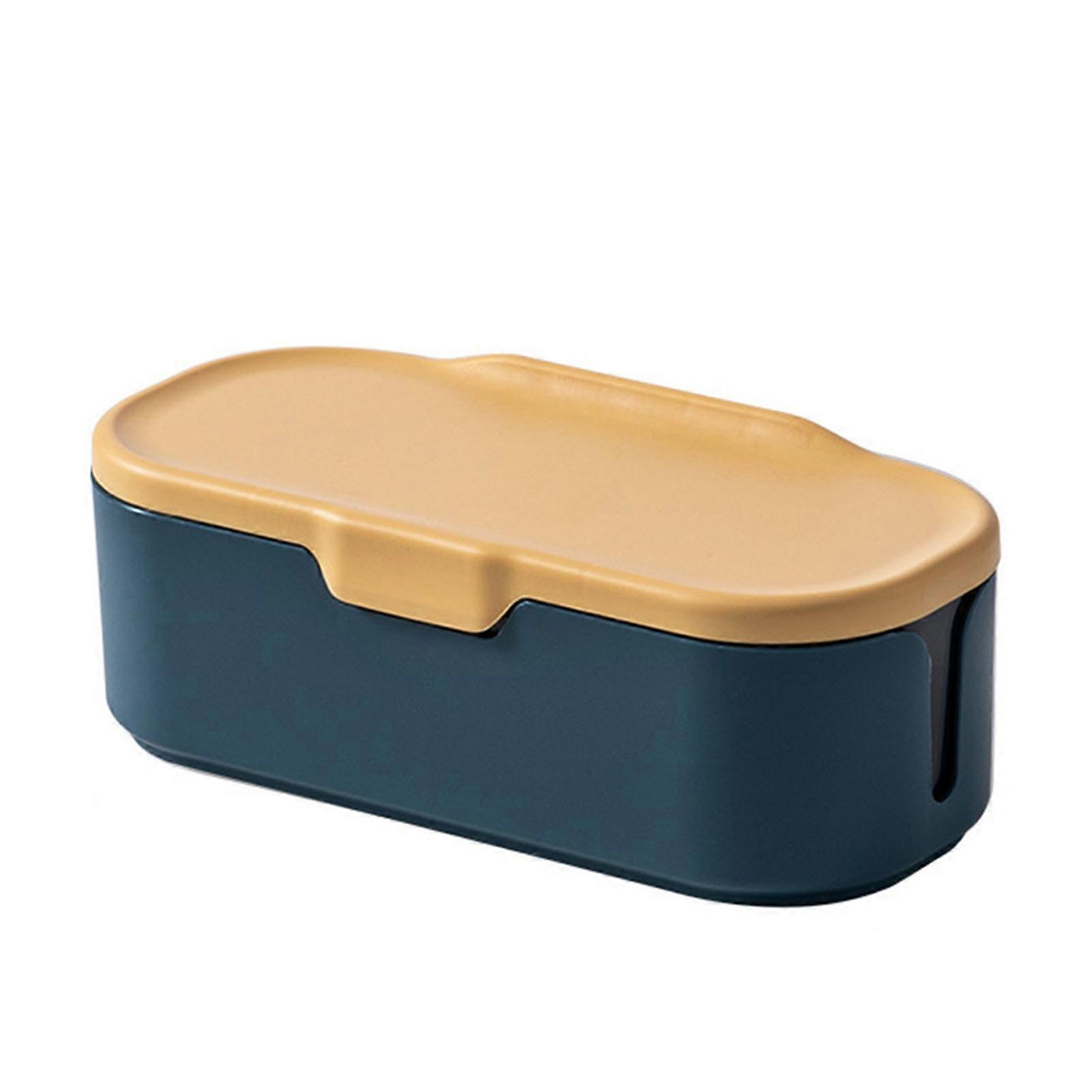 3 Grid Seasoning Spice Container Box Durable and Moisture-proof Seasoning Jar