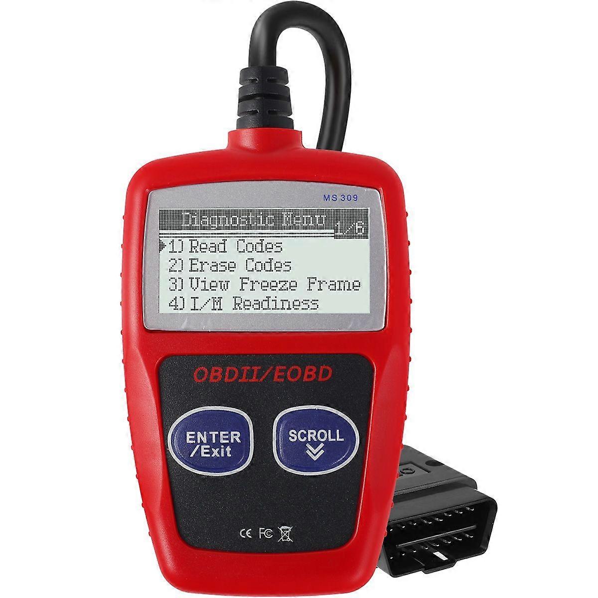 Read Car Fault Codes MS309 OBD2 Scanner Car Engine Checker CAN Diagnostic Tool