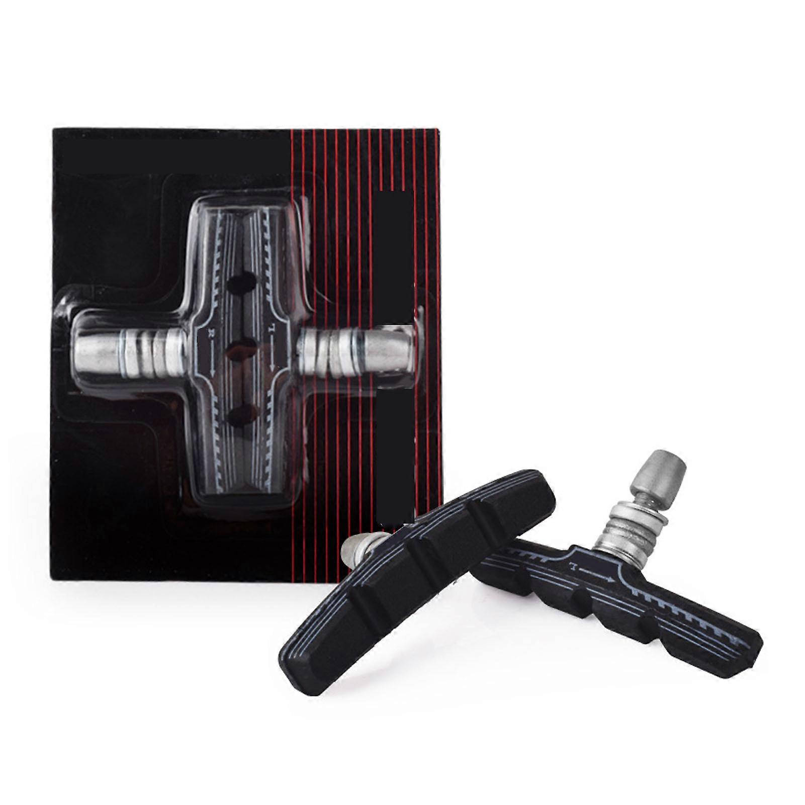 1 Pair V Pads Noiseless Wear Resistance Rubber Brake Blocks Replacement for Mountain Road Folding Bikes